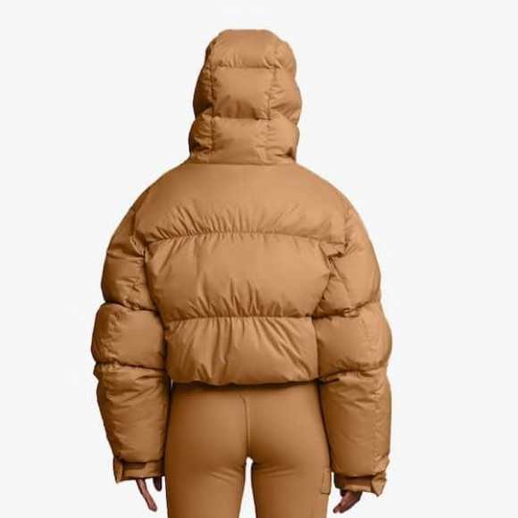 Cordova Aomori Down Ski Jacket - Size S - Tan - Puffer - Picture 5 of 10